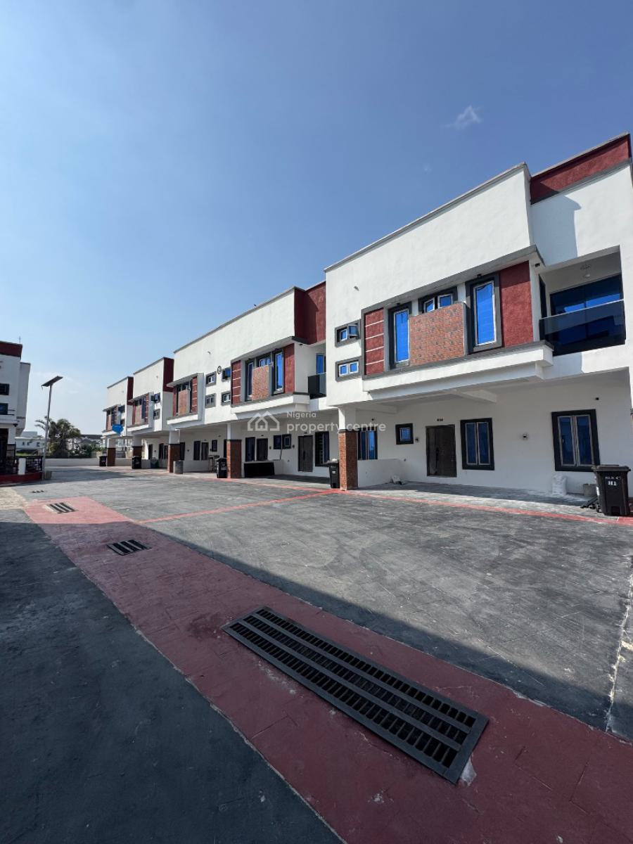 The Most Affordable 3 Bedroom Terrace Duplex Within Bq , in an Estate, Chevron Toll Gate, Orchid Road, Lekki, Lagos, Terraced Duplex for Rent