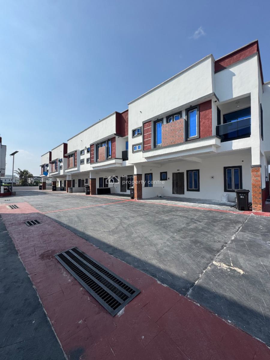The Most Affordable 3 Bedroom Terrace Duplex Within Bq , in an Estate, Chevron Toll Gate, Orchid Road, Lekki, Lagos, Terraced Duplex for Rent