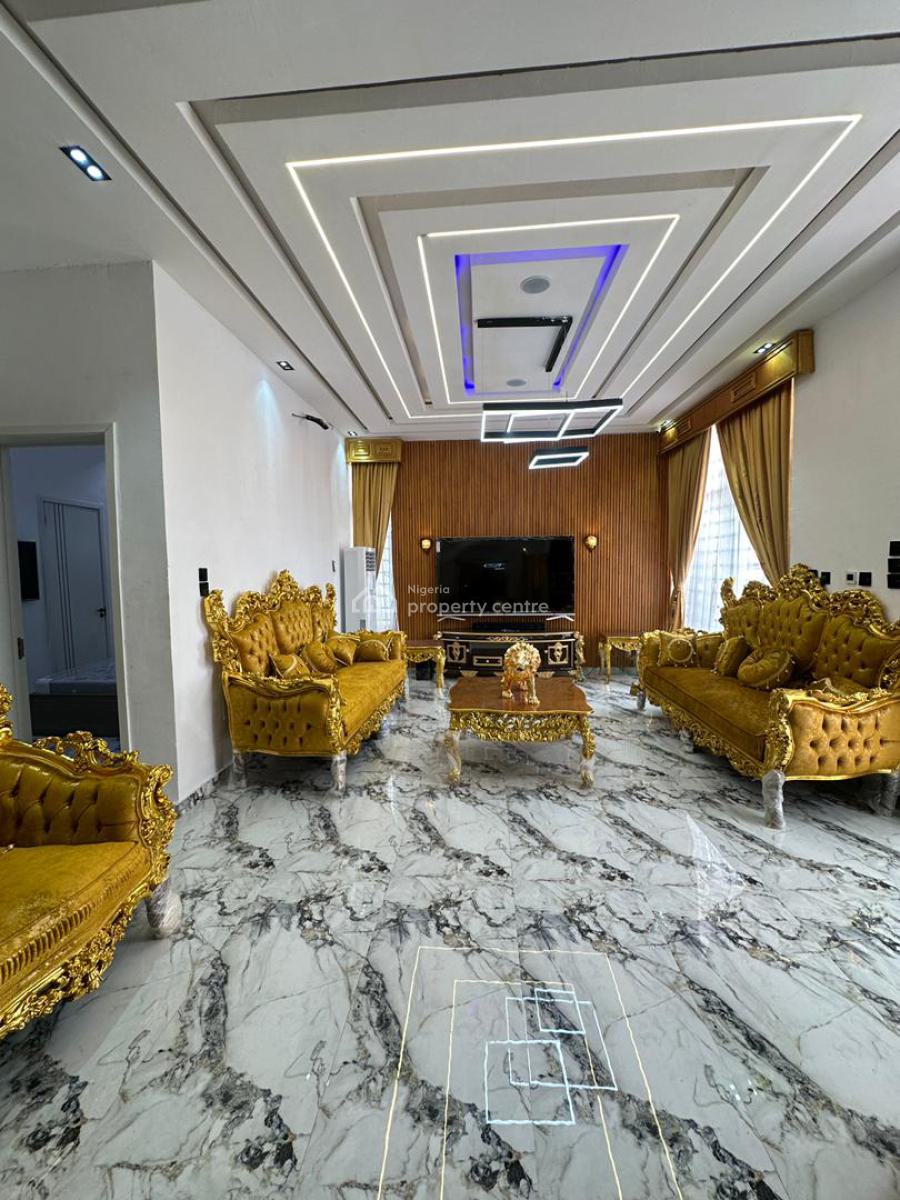 Fully Furnished Luxury Spacious 4 Bedroom Semi-detached Duplex with Bq, Ajah, Lagos, Semi-detached Duplex for Sale