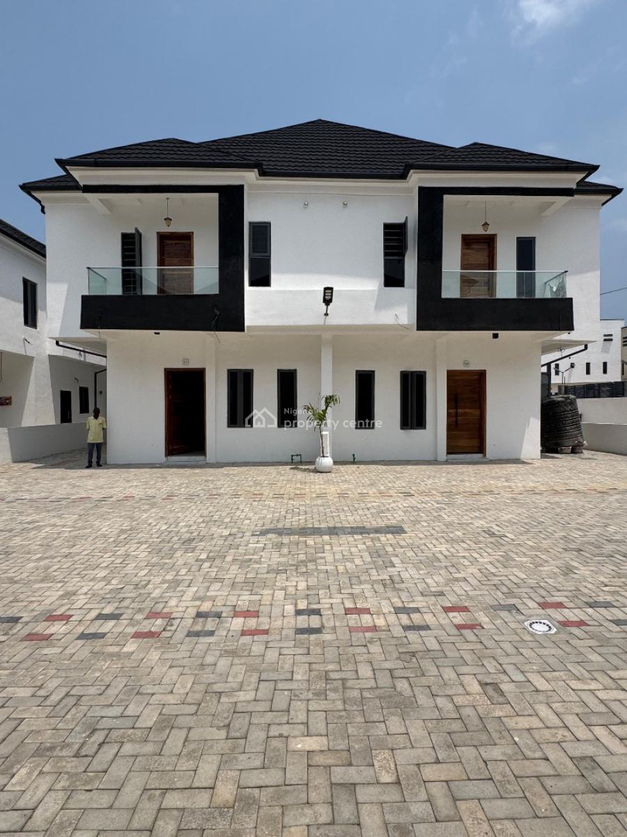 Stunning 4 Bedroom Semi-detached Duplex with a Bq, Vgc By Ikota Lekki Lagos, Vgc, Lekki, Lagos, Semi-detached Duplex for Sale