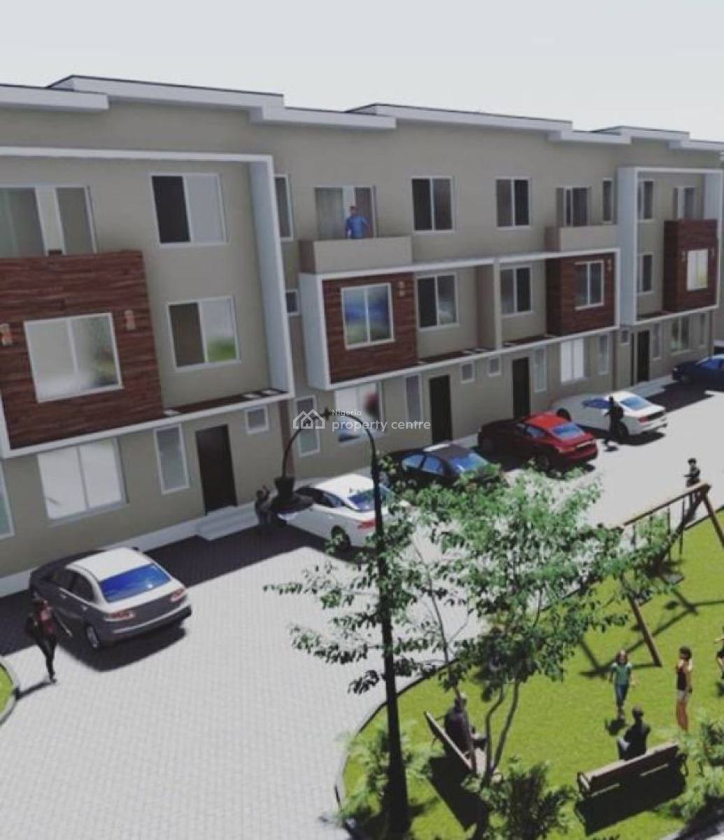Newly Developed Estate with 40 Units of 4-bedroom Terraced Houses, Near Grammar School, Ojodu Berger, Ojodu, Lagos, Terraced Duplex for Sale