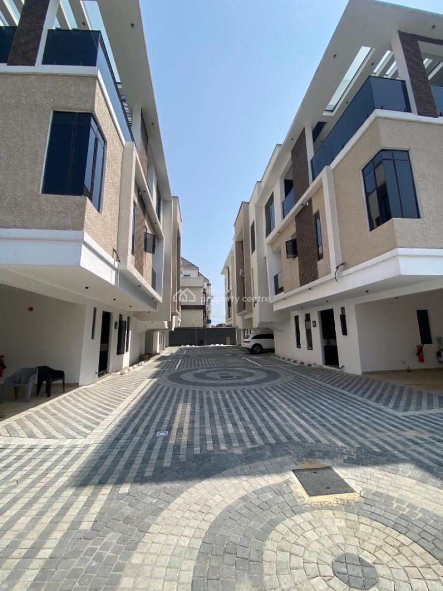4 Bedroom Terrace Duplex with a Room Bq, Ikate, Lekki, Lagos, Terraced Duplex for Sale