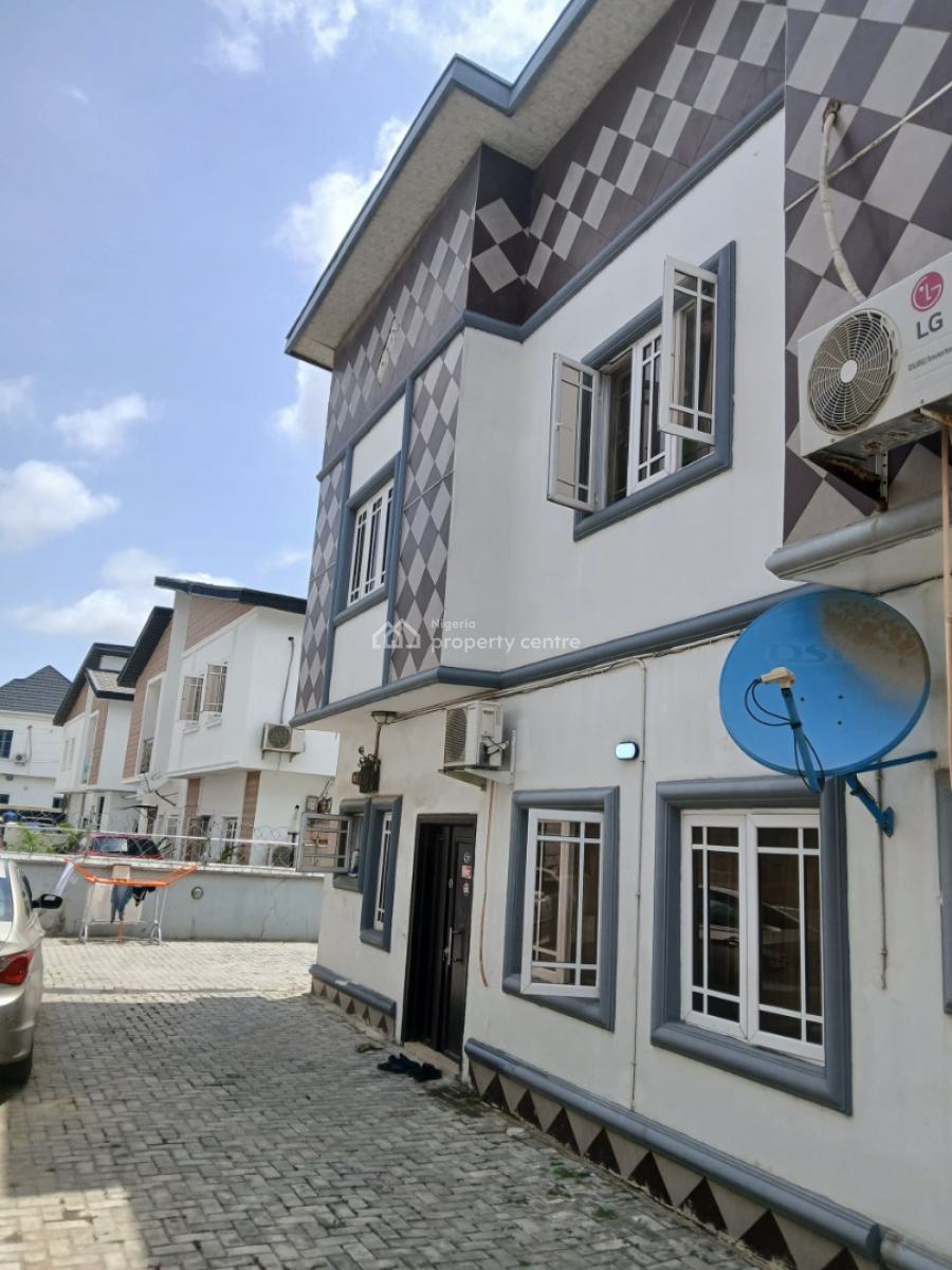 Affordable Four Bedroom Terraced Duplex in a Safe and Secured Estate, Lekki Palm City, Addo Road, Ajah, Lagos, Terraced Duplex for Sale