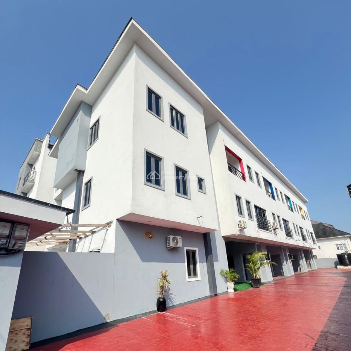 Spacious 4 Bedroom  Self Serviced Terrace Duplex with Bq and Security, Spacious 4 Bedroom  Self Serviced Terrace Duplex with Bq and Security, Ikate, Lekki, Lagos, Terraced Duplex for Sale