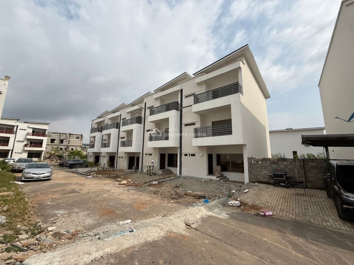 Fully Finished 4 Bedroom Terraced Duplex with a Bq, Lifecamp, Life Camp, Abuja, Terraced Duplex for Sale