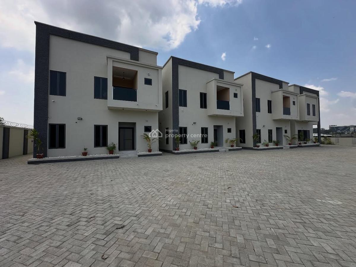 New 5 Bedroom Terrace Duplex + Boys Quarters, Kado, Abuja, Terraced Duplex for Sale