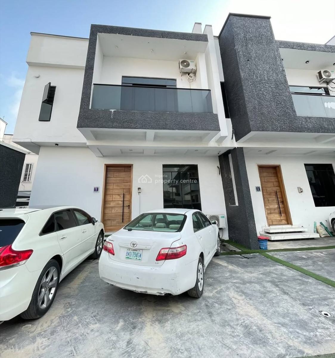 Modern 4 Bedroom Terrace Duplex, Chevron Tollgate, Lekki, Lagos, Terraced Duplex for Sale
