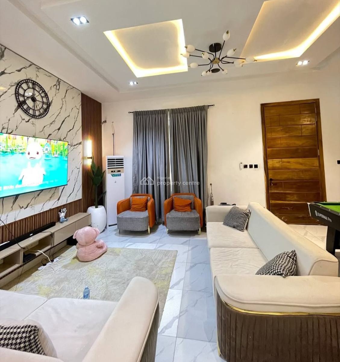 Modern 4 Bedroom Terrace Duplex, Chevron Tollgate, Lekki, Lagos, Terraced Duplex for Sale