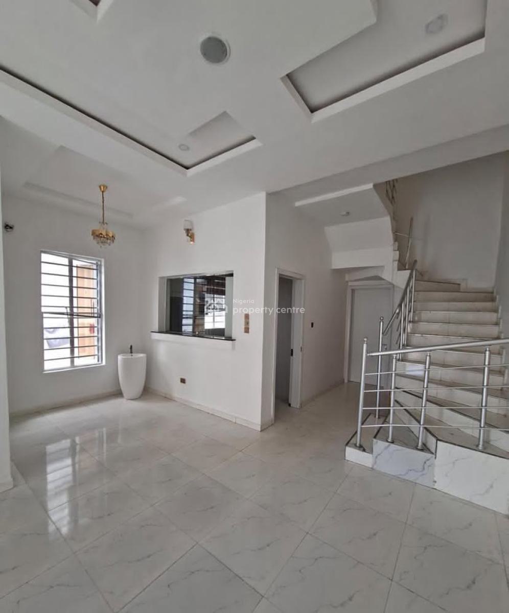 4 Bedroom Semidetached Duplex with Bq in an Estate, Chevron, Lekki, Lagos, Semi-detached Duplex for Rent