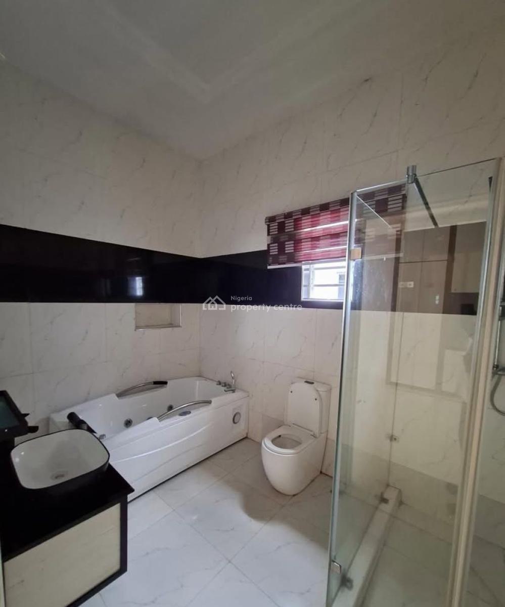 4 Bedroom Semidetached Duplex with Bq in an Estate, Chevron, Lekki, Lagos, Semi-detached Duplex for Rent