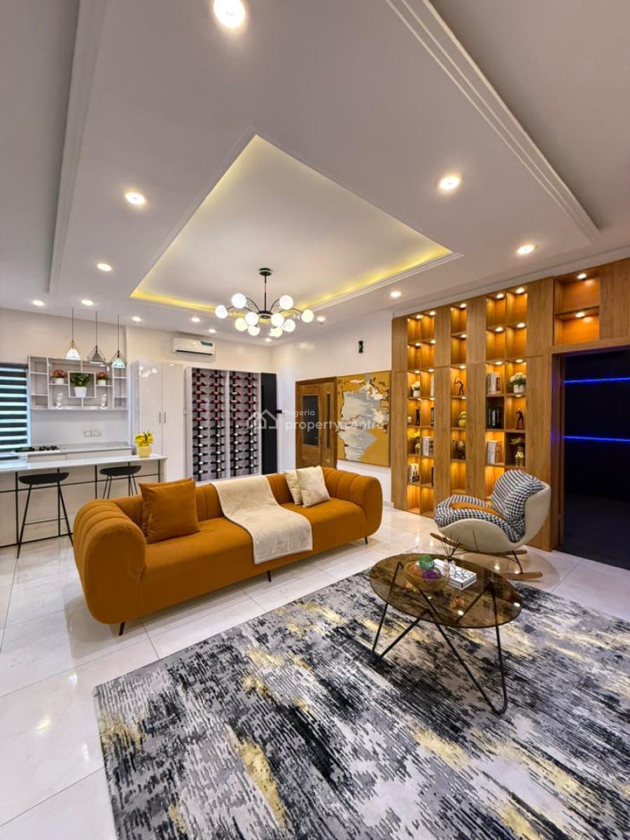 Beautiful 1 Bedroom Apartment with a Private Cinema., Osapa London, Lekki, Lagos, Flat / Apartment Short Let