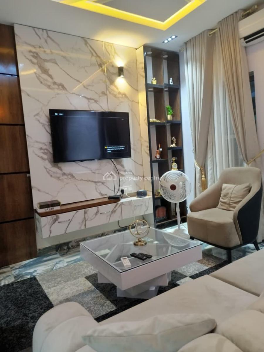 Luxurious Fully Furnished Mini Flat Apartment, Osapa London, Lekki Phase 1, Lekki, Lagos, Mini Flat (room and Parlour) for Rent