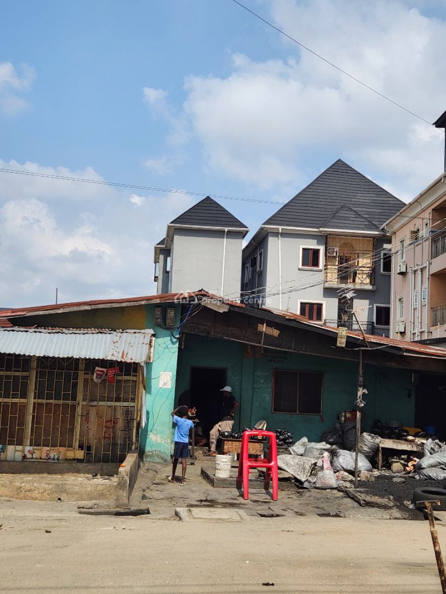 Dilapidated Bungalow on a Full Plot of Land, Abiodun Wright Via  Nnobi Ikate Surulere, Surulere, Lagos, Mixed-use Land for Sale