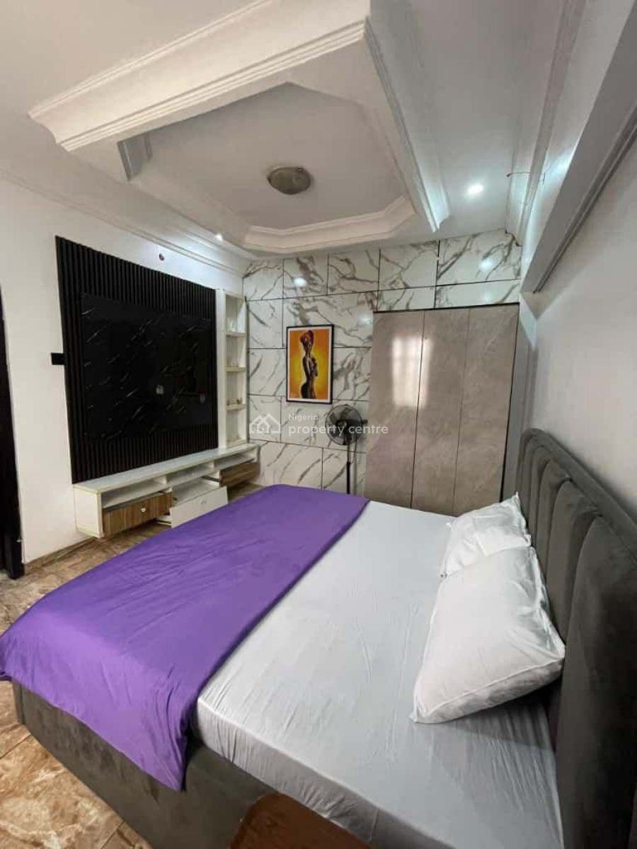 Fully Furnished Standard Mini Flat Apartment, Canal West Osapa London, Lekki, Lagos, Mini Flat (room and Parlour) for Rent