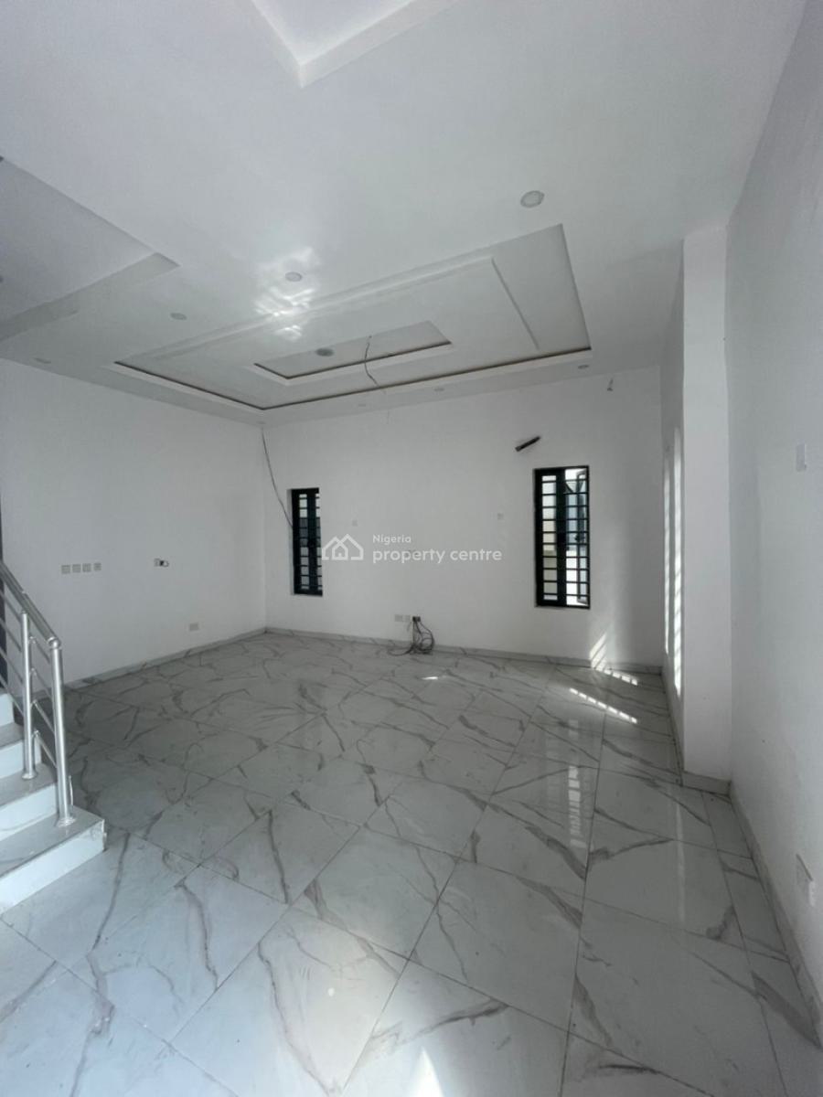 Newly Build 4 Bedroom Semi Detached Duplex, Chevron, Ibeju Lekki, Lagos, Terraced Duplex for Rent