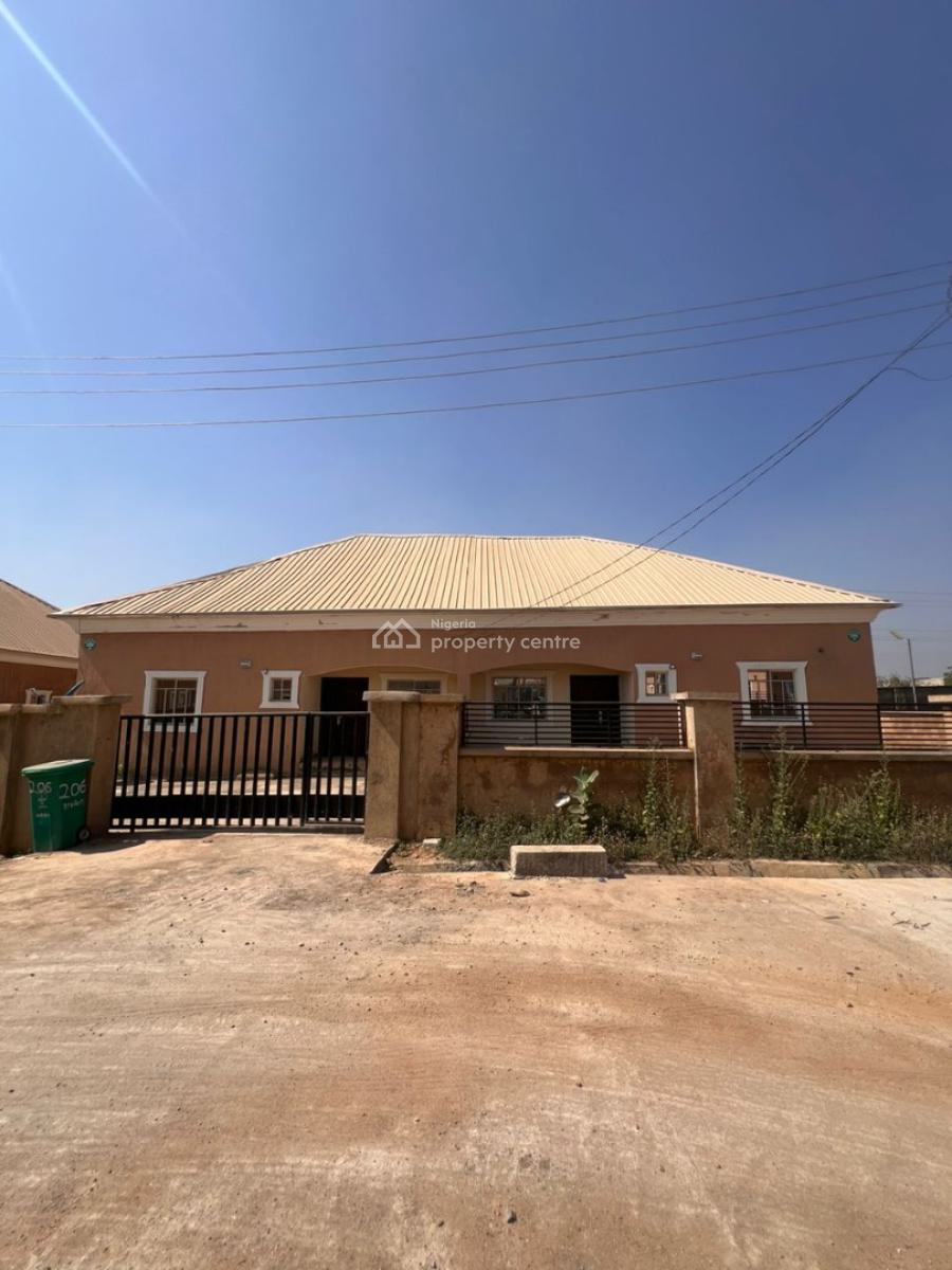 Well Built 2 Beds Semidetached Bungalow, Becky Garden Estate, Karu, Abuja, Semi-detached Bungalow for Rent