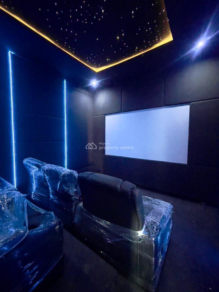 Luxuriously Perched 5 Bed Smart Home with Cinema, Home Office, Gym, Ajah, Lagos, Detached Duplex for Sale