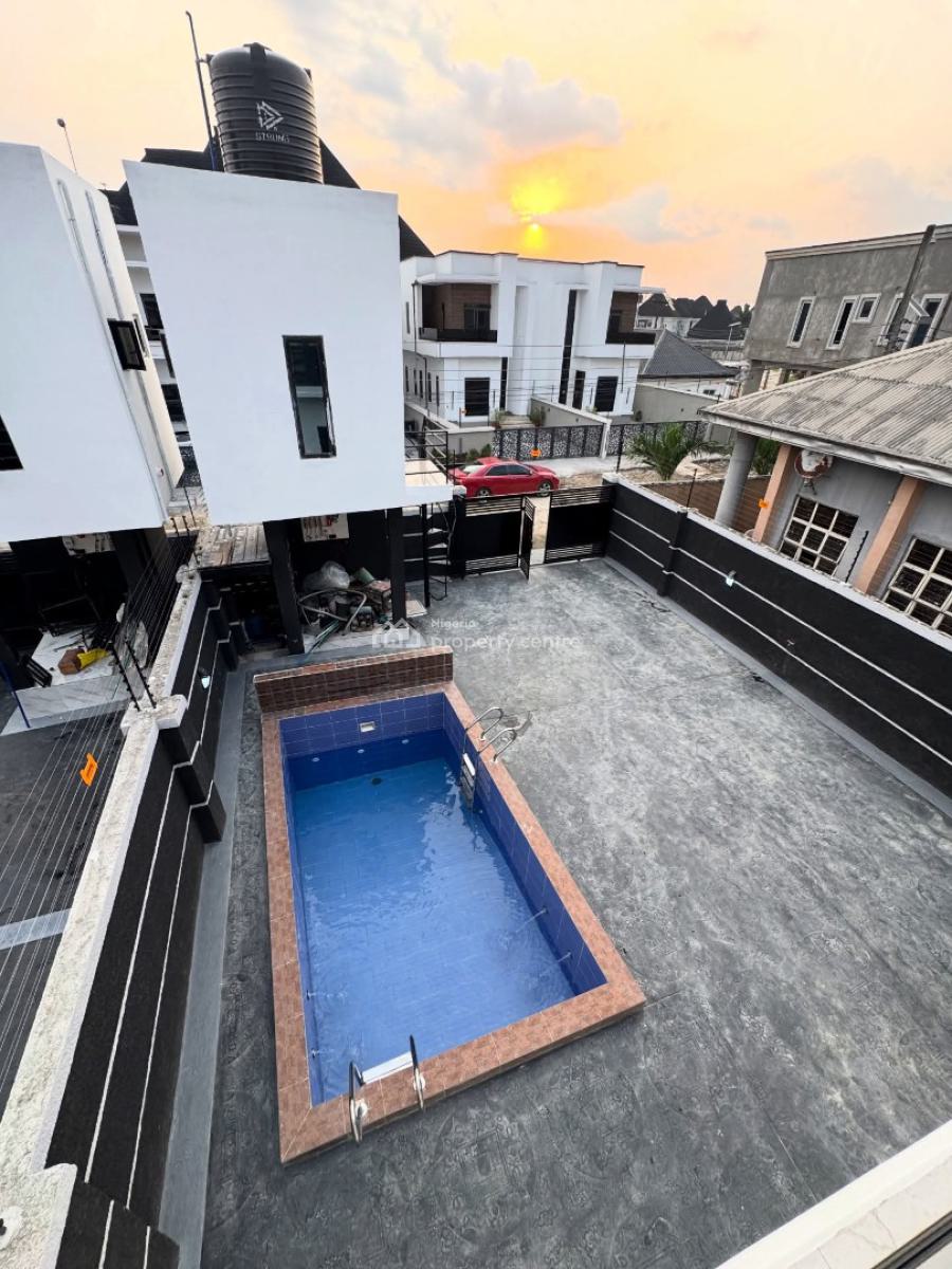 Semi-furnished 4 Bedroom Duplex with Pool & Cinema, Shell Cooperative Estate Off Eneka Link Road, Port Harcourt, Rivers, Semi-detached Duplex for Sale