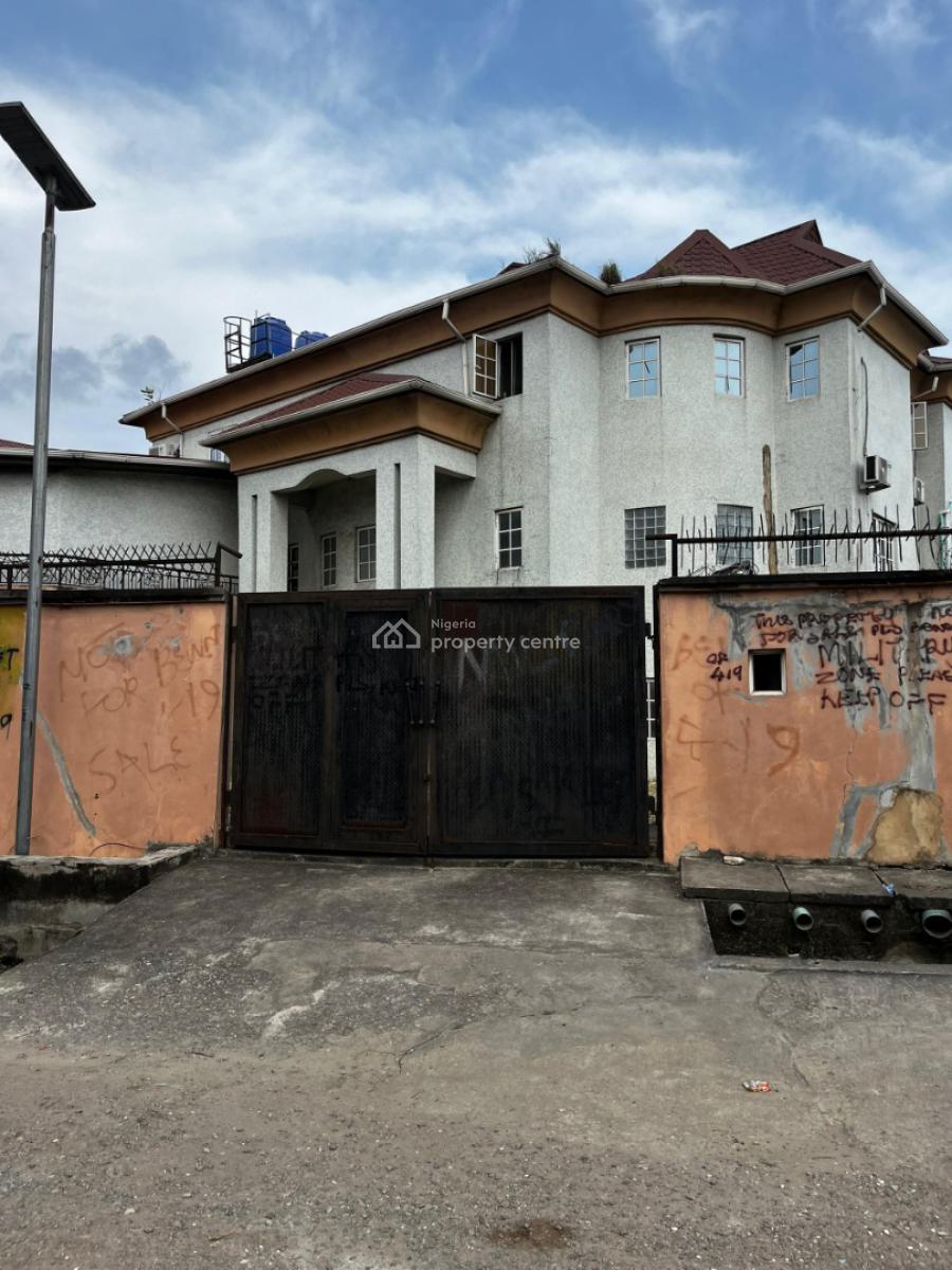 Block of Flats on 600sqm, Alaka, Surulere, Lagos, Block of Flats for Sale