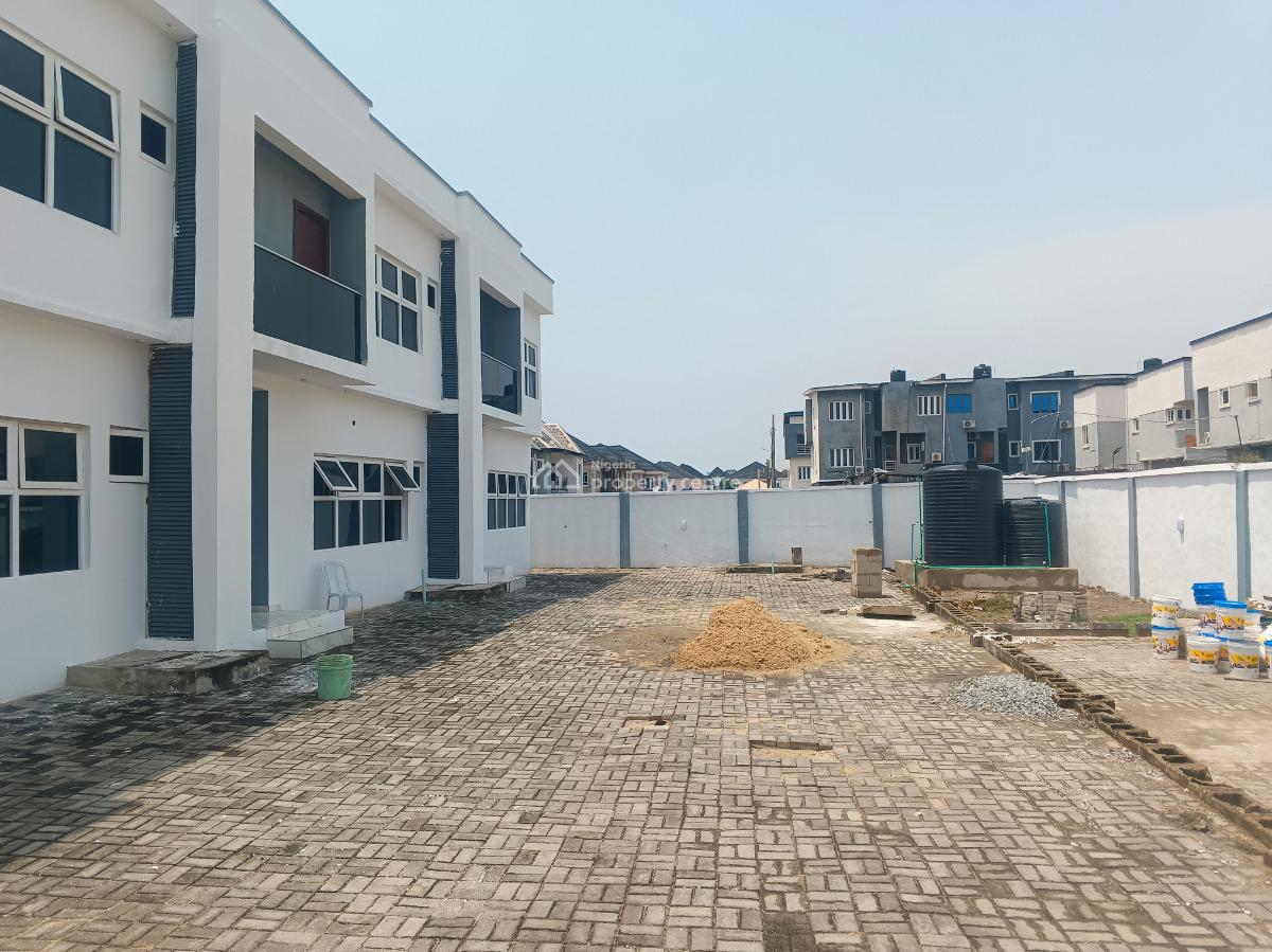 Brand New 4 Bedroom Terrace Duplex, Renovation Is Ongoing, Opposite Buena Vista Estate, Orchid Road, Lafiaji, Lekki, Lagos, Terraced Duplex for Rent