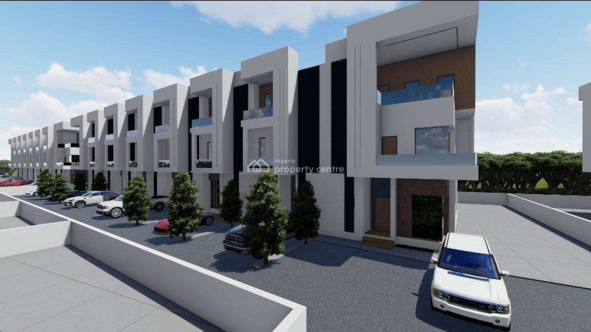 4-bedroom Terrace Duplex Carcass +5kva Solar Energy Systems, Off News Engineering Road, Dawaki, Gwarinpa, Abuja, Terraced Duplex for Sale