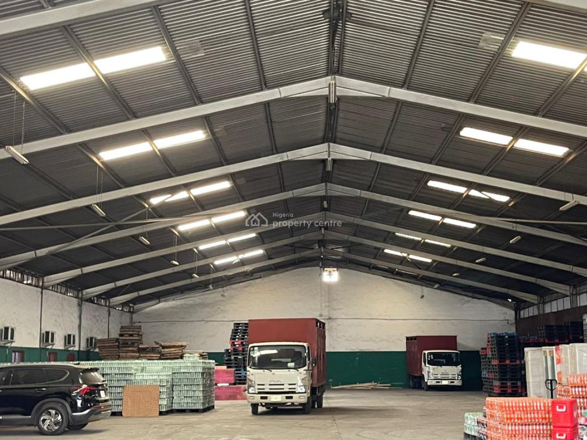 2 Bay Warehouse of 3,100sqm with Office Block of 600sqm (3-floor) on 6, Along Agege Motor Road, By Vono Foam, Mushin Lagos, Challenge, Mushin, Lagos, Warehouse for Sale