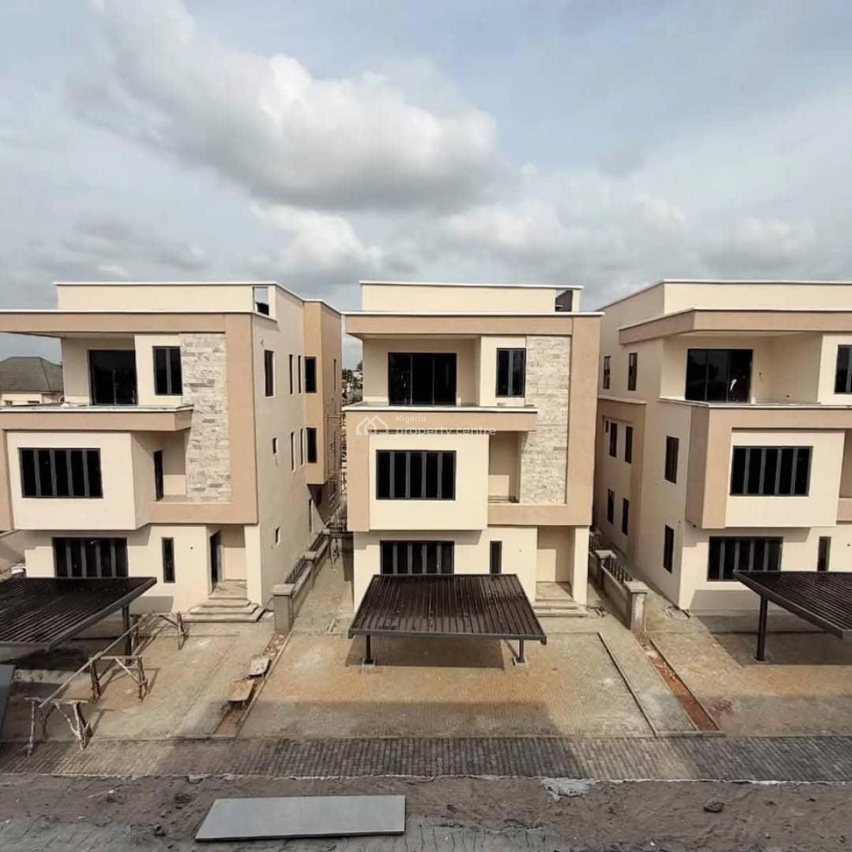 Newly Built 5 Bedroom Duplex with 3 Living Rooms and Bq, Wuse, Abuja, Detached Duplex for Sale