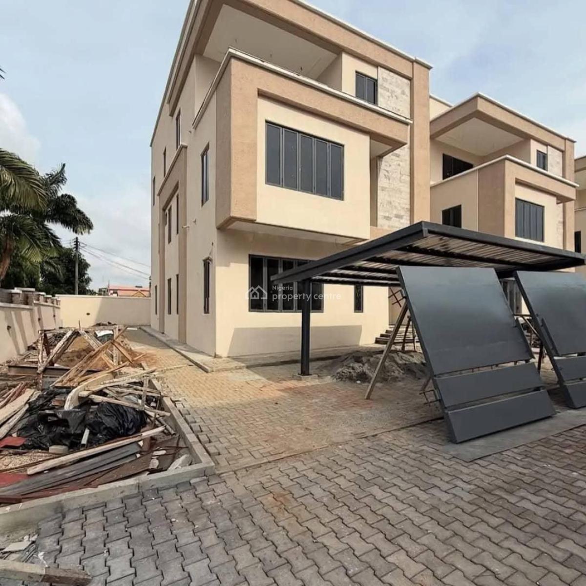 Newly Built 5 Bedroom Duplex with 3 Living Rooms and Bq, Wuse, Abuja, Detached Duplex for Sale