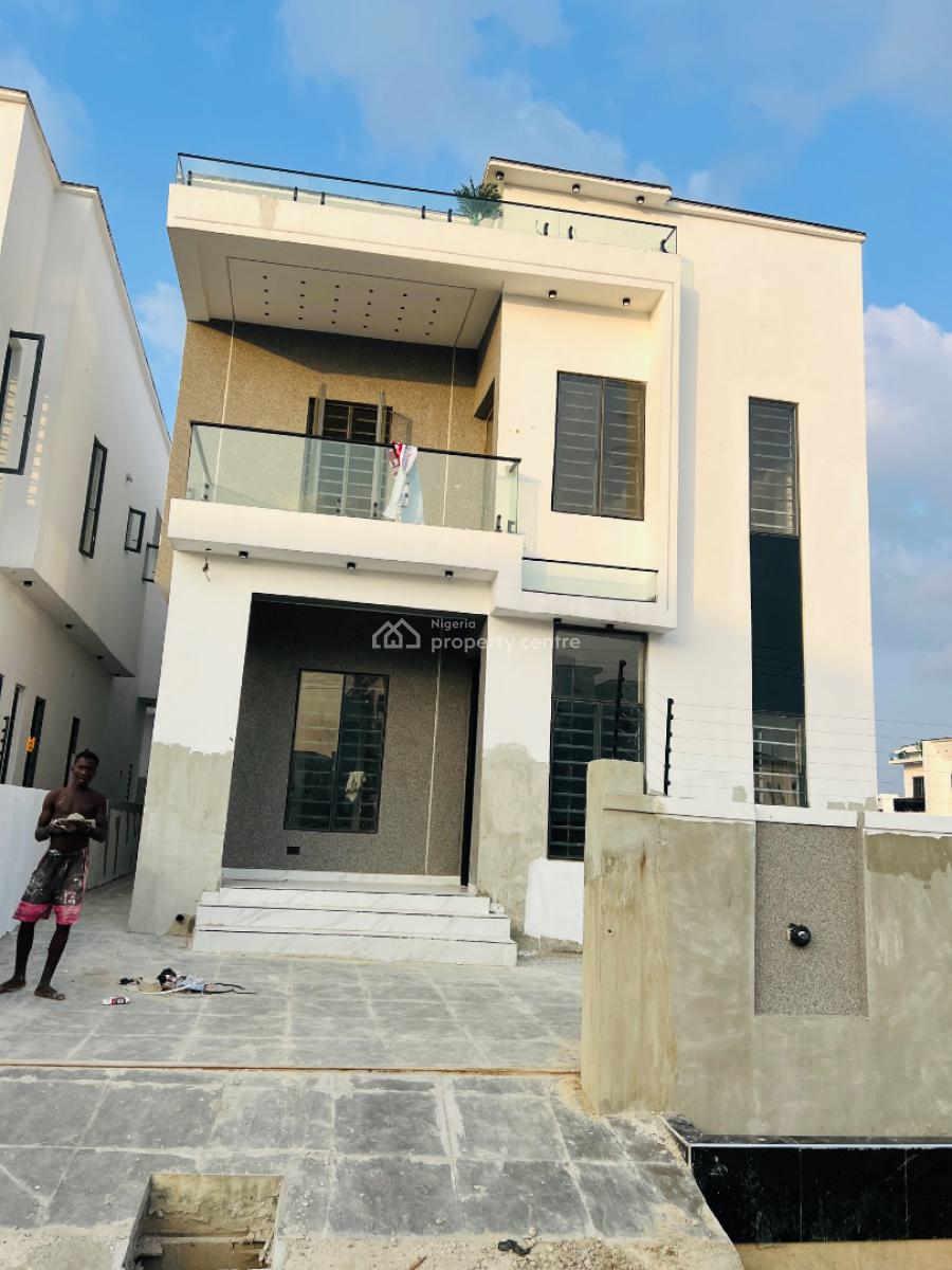Well Finished 4 Bedroom Detached Duplex with a Bq, Lekki Palm City Estate, Ajah, Lagos, Detached Duplex for Sale