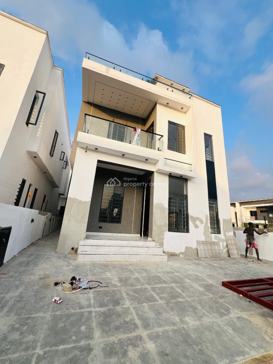Well Finished 4 Bedroom Detached Duplex with a Bq, Lekki Palm City Estate, Ajah, Lagos, Detached Duplex for Sale