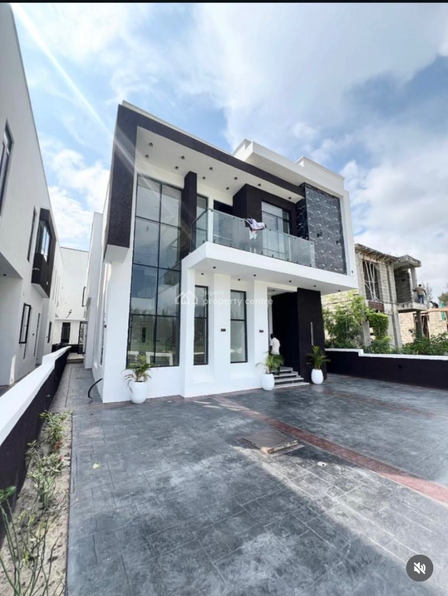 Nice 5 Bedroom Home with a Bq and Swimming Pool, Ikota, Lekki, Lagos, Detached Duplex for Sale