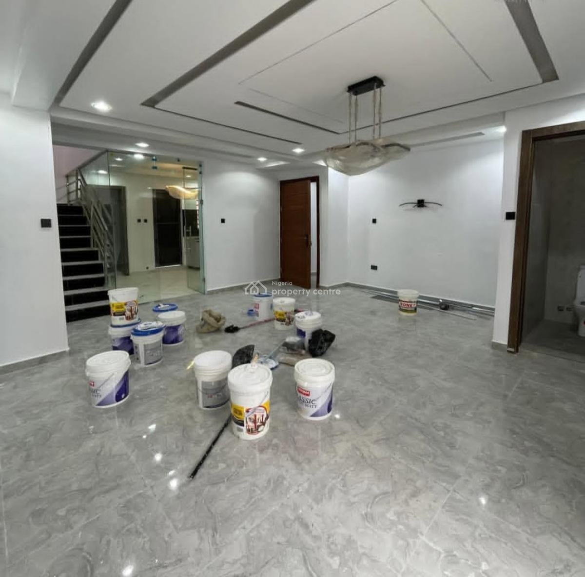 Well Finished Serviced 4 Bedroom Terrace with a Room Bq, Ikate Elegushi, Lekki, Lagos, Terraced Duplex for Sale