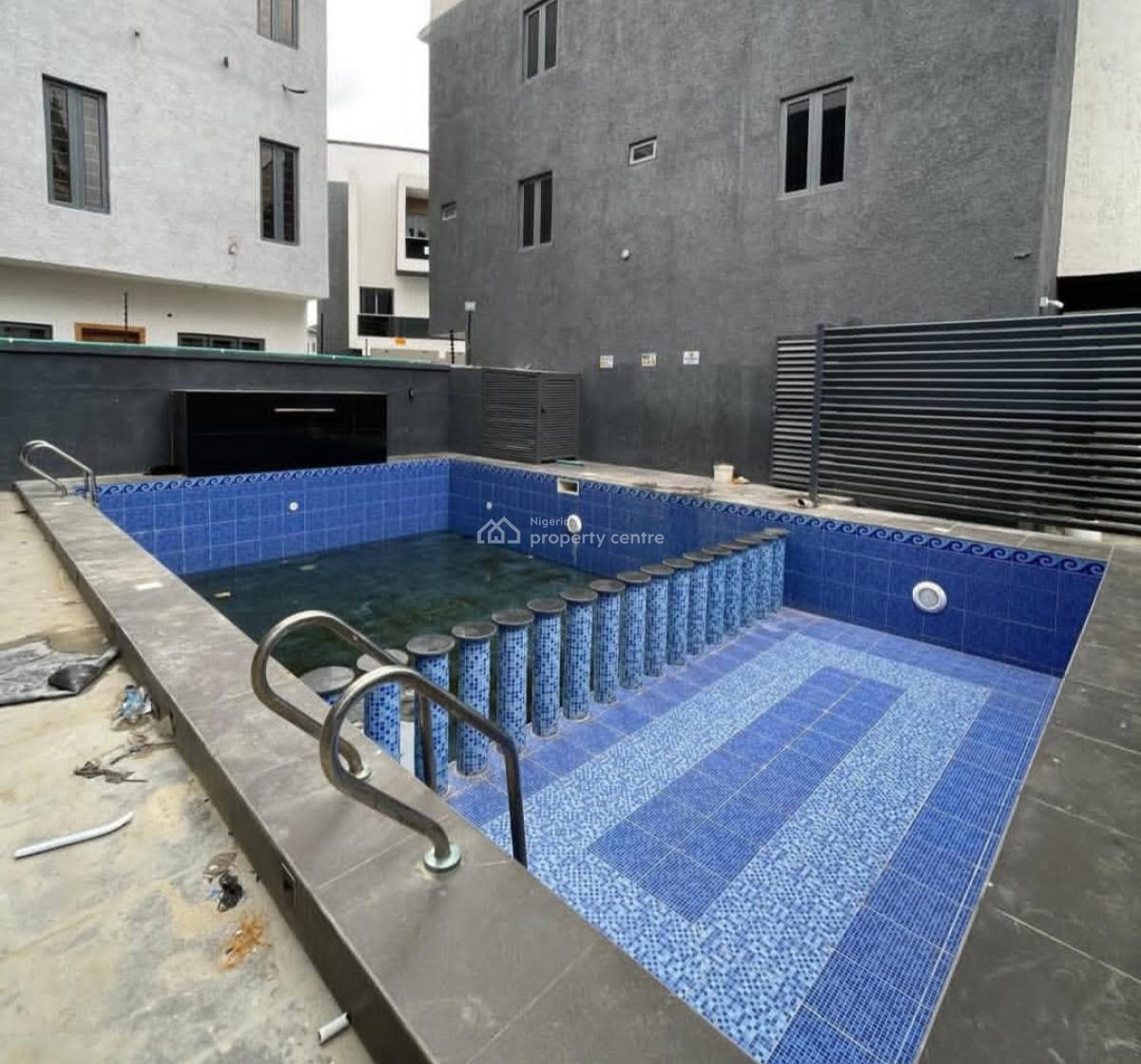 Well Finished Serviced 4 Bedroom Terrace with a Room Bq, Ikate Elegushi, Lekki, Lagos, Terraced Duplex for Sale