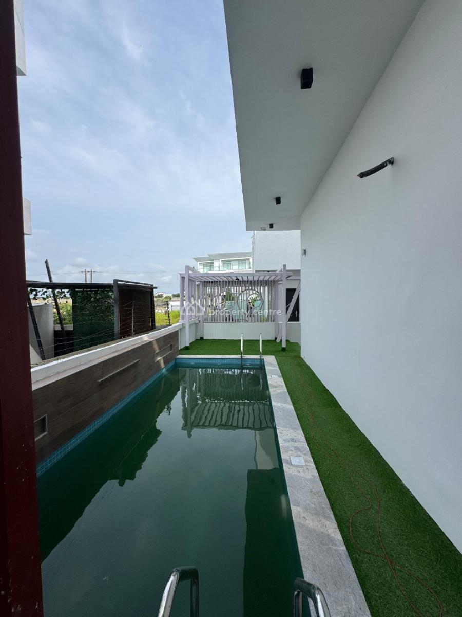 Stunningly 5 Bedroom Duplex with a Bq and a Pool,cinema, Osapa, Lekki, Lagos, House for Sale