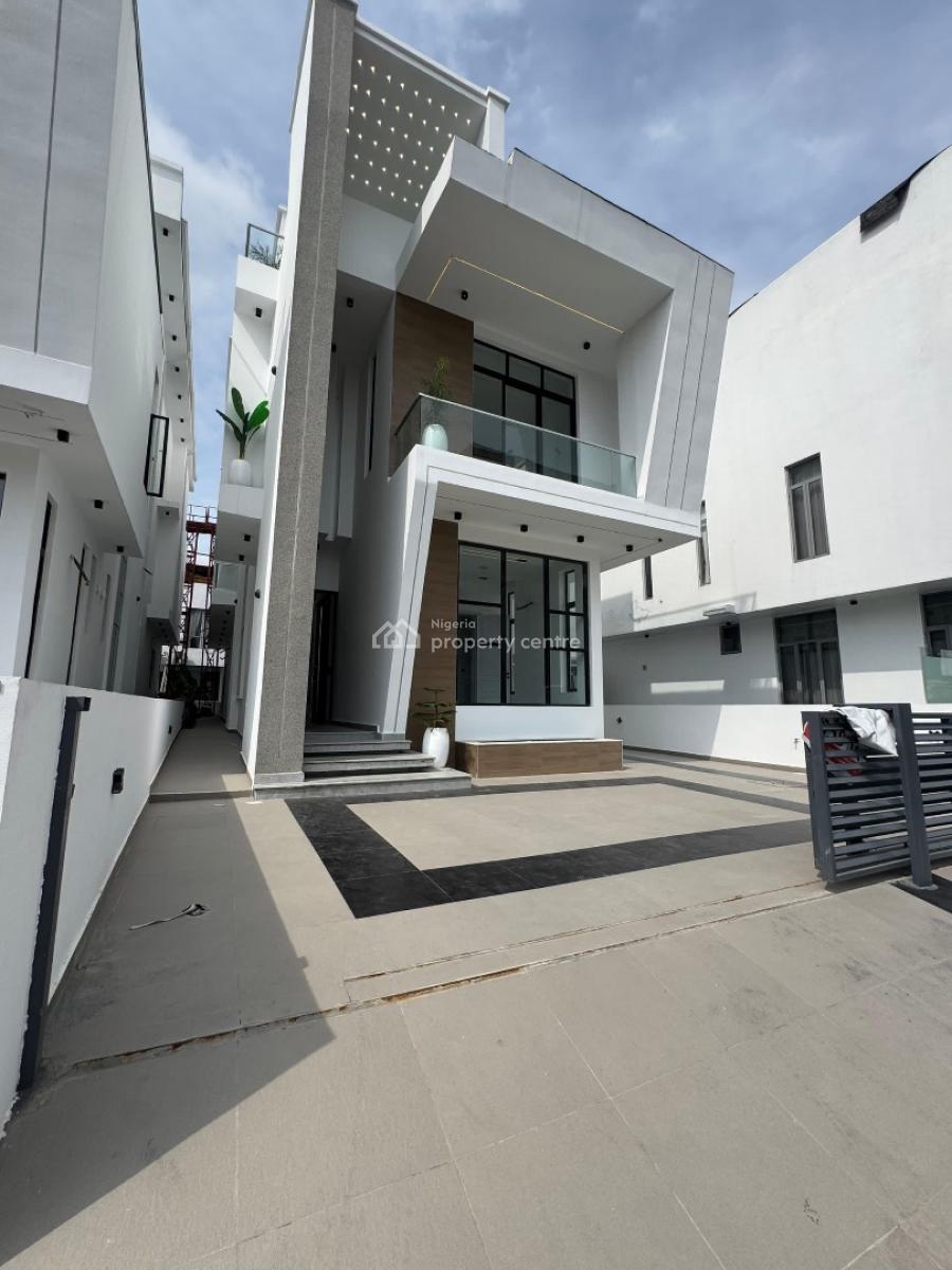 Stunningly 5 Bedroom Duplex with a Bq and a Pool,cinema, Osapa, Lekki, Lagos, House for Sale