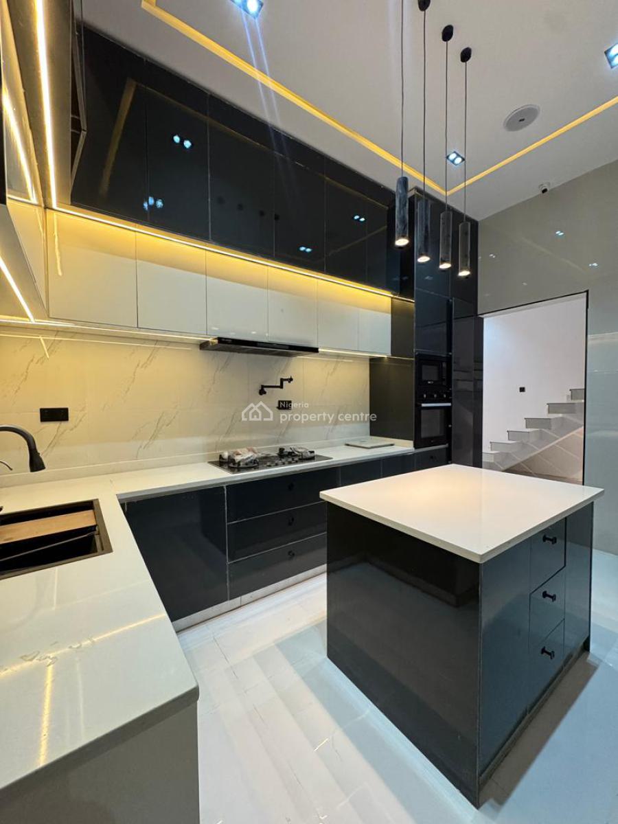 Spacious 4 Bedroom Semi-detached Duplex with Bq, Lekki Conservation Road, Lekki, Lekki, Lagos, House for Sale