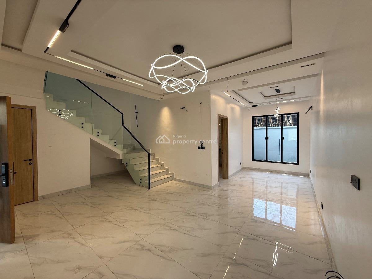 Brand New Automated 4 Bedroom Terrace Duplex with Bq,pool and a Gym, Lekki Phase 1, Lekki, Lagos, Terraced Duplex for Rent