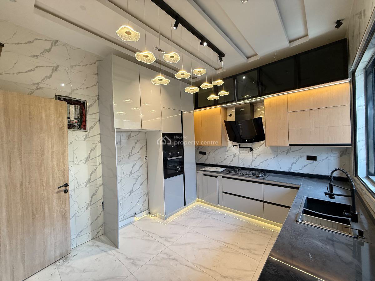 Brand New Automated 4 Bedroom Terrace Duplex with Bq,pool and a Gym, Lekki Phase 1, Lekki, Lagos, Terraced Duplex for Rent