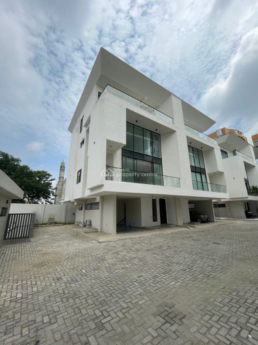 Beautiful 4 Bedroom Terrace Duplex with an Office Room with Bq, Centra, Parkview, Ikoyi, Lagos, Terraced Duplex for Sale