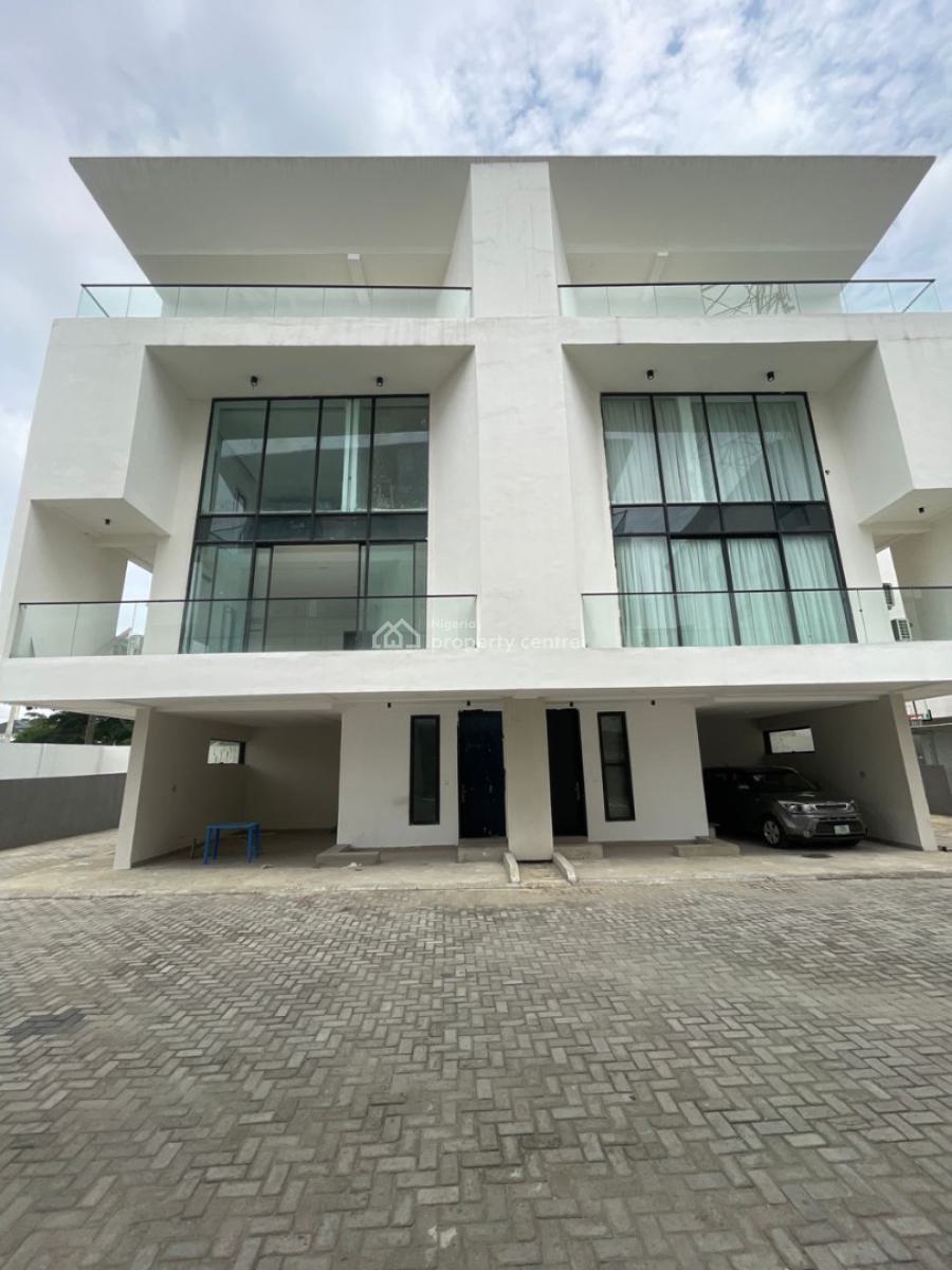 Beautiful 4 Bedroom Terrace Duplex with an Office Room with Bq, Centra, Parkview, Ikoyi, Lagos, Terraced Duplex for Sale