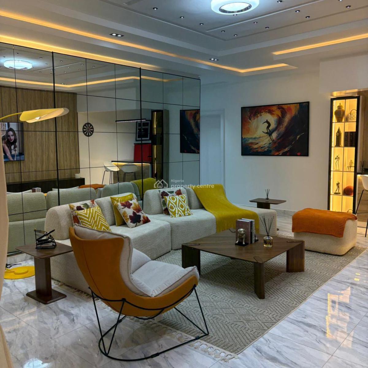 Beautifully Furnished Luxurious 2bedroom Self Compound with Snooker &, Lekki Phase 1, Lekki, Lagos, Flat / Apartment Short Let