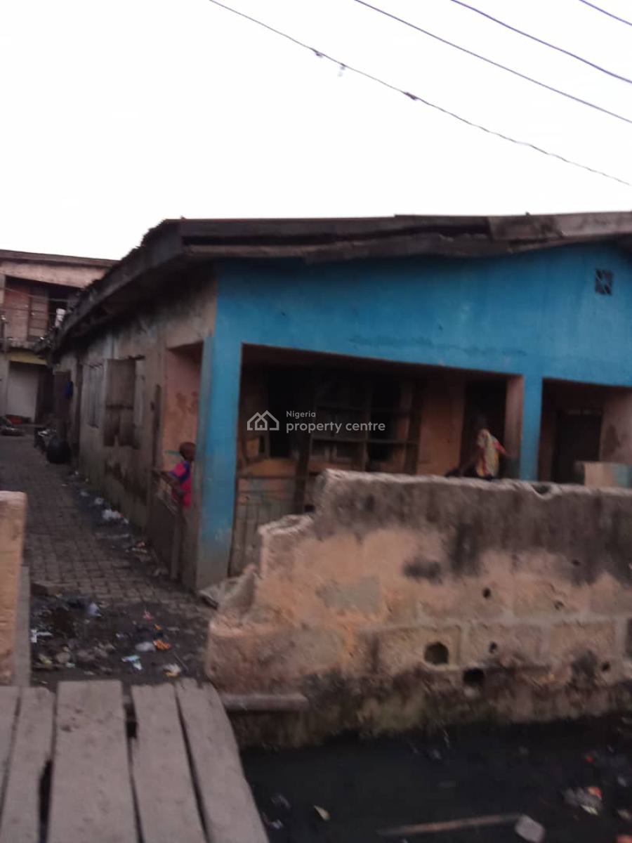 Decent a Storey Building + Bungalow, Onike, Iwaya, Yaba, Lagos, Block of Flats for Sale