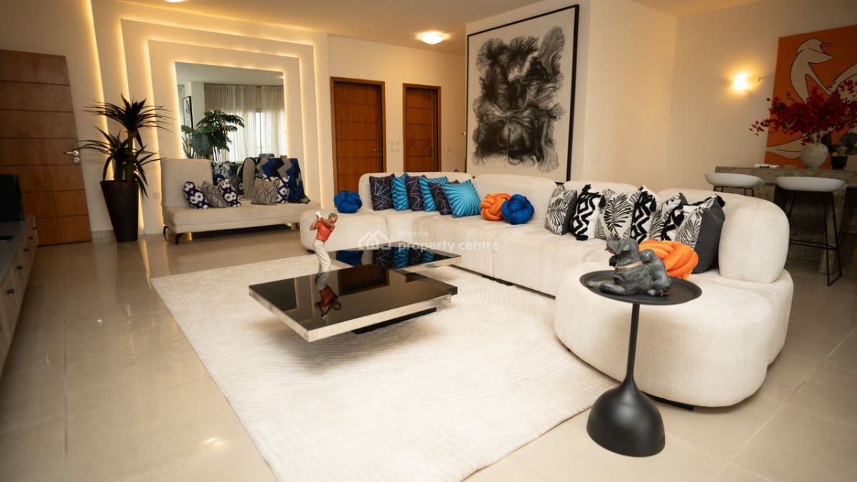 Luxury 3 Bedroom Apartment with Sea View, Banana Island, Ikoyi, Lagos, Flat / Apartment Short Let