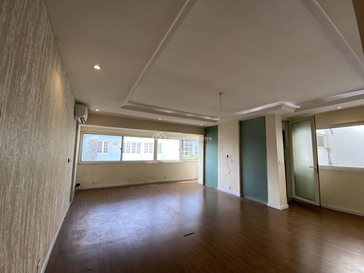 4 Bedrooms Terrace House + Bq with Ample Parking Courtyard & a/c, Parkview, Ikoyi, Lagos, Terraced Duplex for Rent