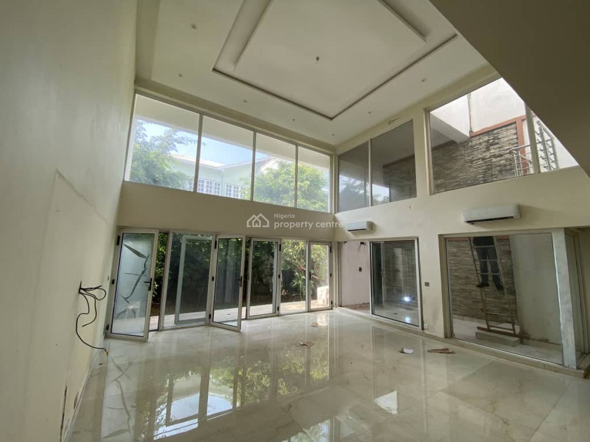 4 Bedrooms Terrace House + Bq with Ample Parking Courtyard & a/c, Parkview, Ikoyi, Lagos, Terraced Duplex for Rent