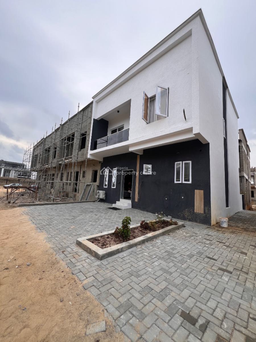 Most Affordable 2 Bedroom Duplex with Solar Panel in a Secured Estate, Opposite Charterhouse School By The Expressway, Ajah, Lagos, Terraced Duplex for Sale