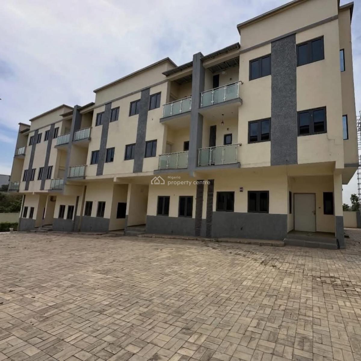 Newly Built 4 Bedroom Terrace Duplex with Bq, Life Camp, Abuja, Terraced Duplex for Sale