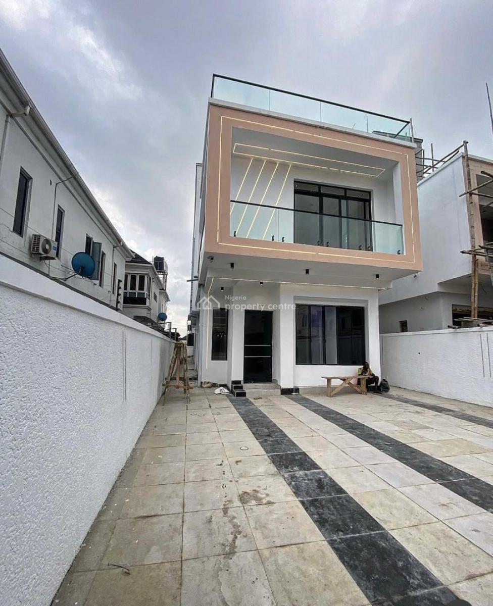 5 Bedroom Spacious Fully Detached Duplex with a Room Bq , Rooftop Loun, Close Proximity to The Catholic Church, Domino Pizza, Ologolo, Lekki, Lagos, Detached Duplex for Sale
