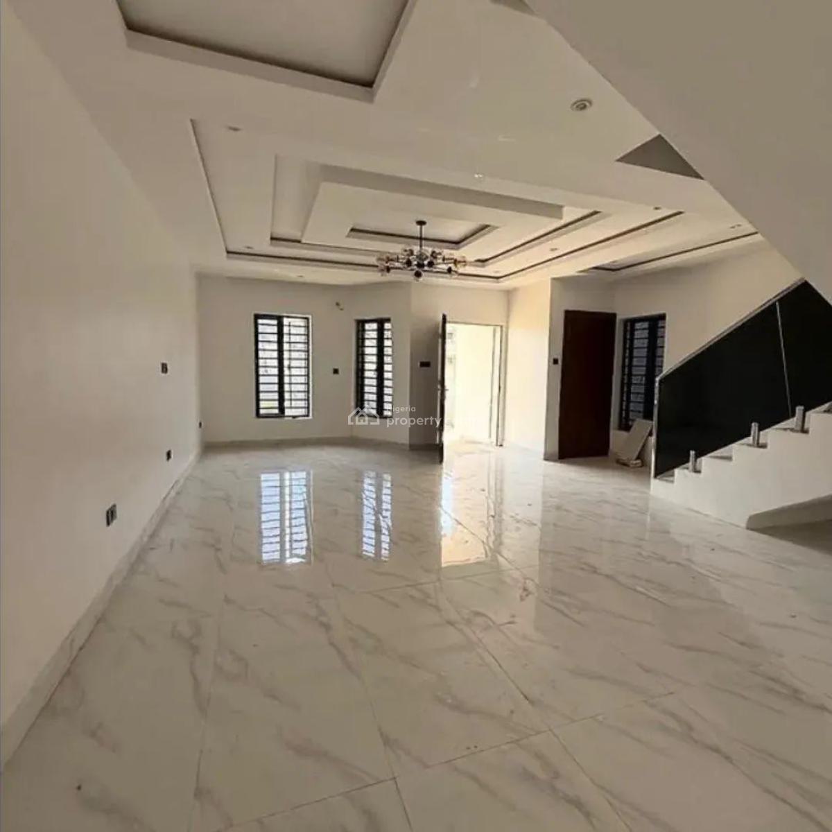 Newly Built 4 Bedroom Terrace Duplex with Bq, Life Camp, Abuja, Terraced Duplex for Sale