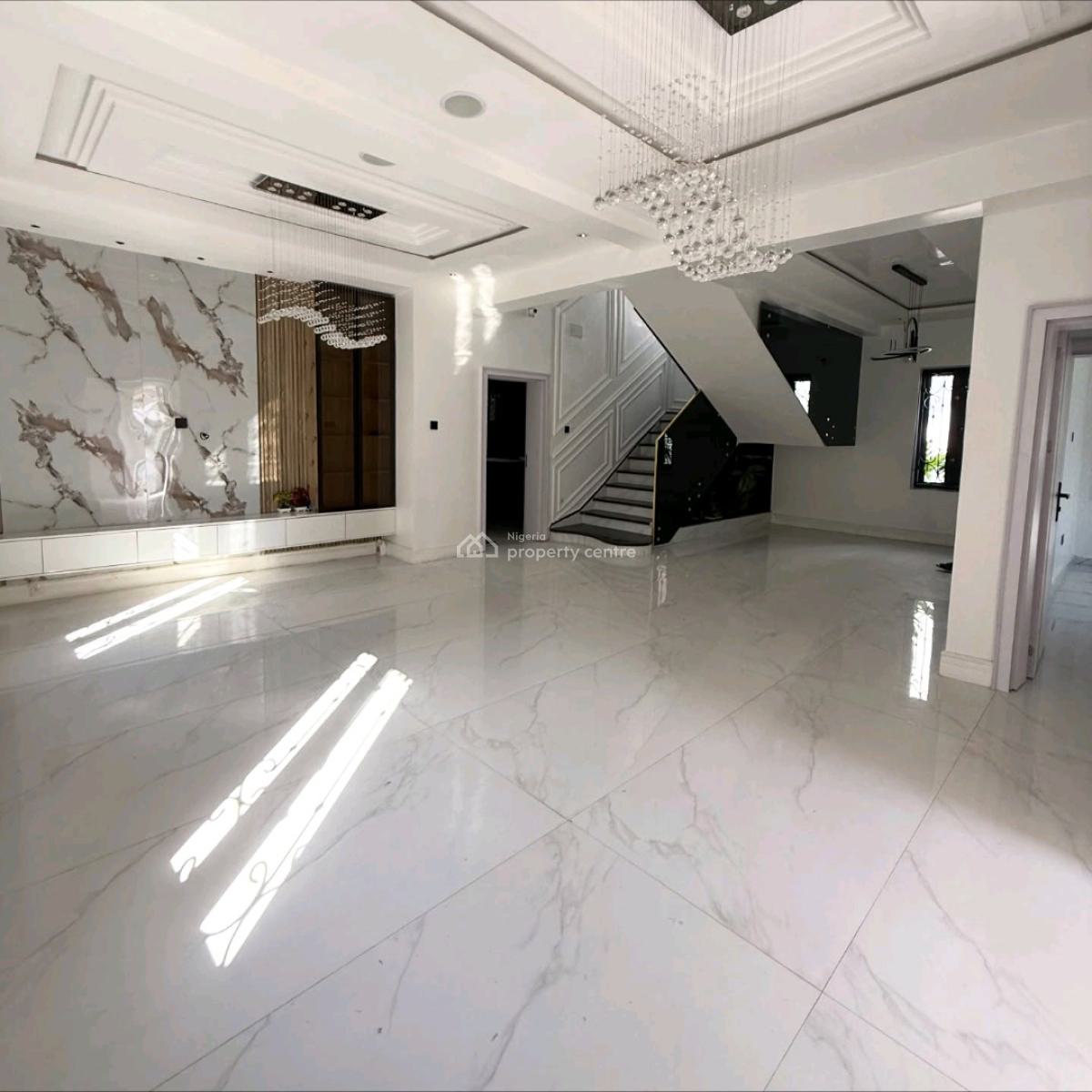 Newly Constructed 5 Bedrooms Fully Detached Duplex with a Room Boys Quaters, Kado, Abuja, Detached Duplex for Sale